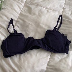 Navy Blue Bikini Top